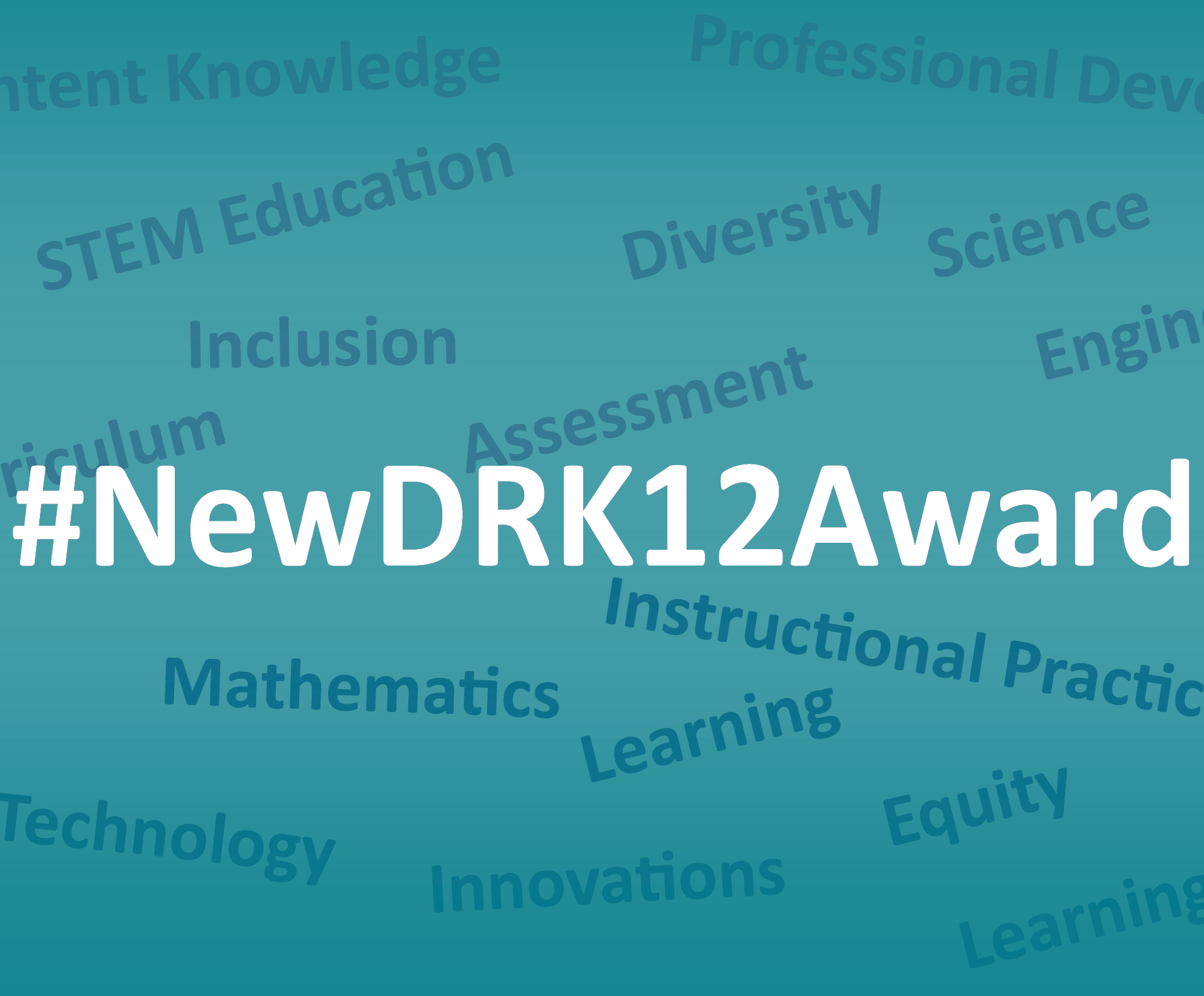 Logo with #NewDRK12Awards