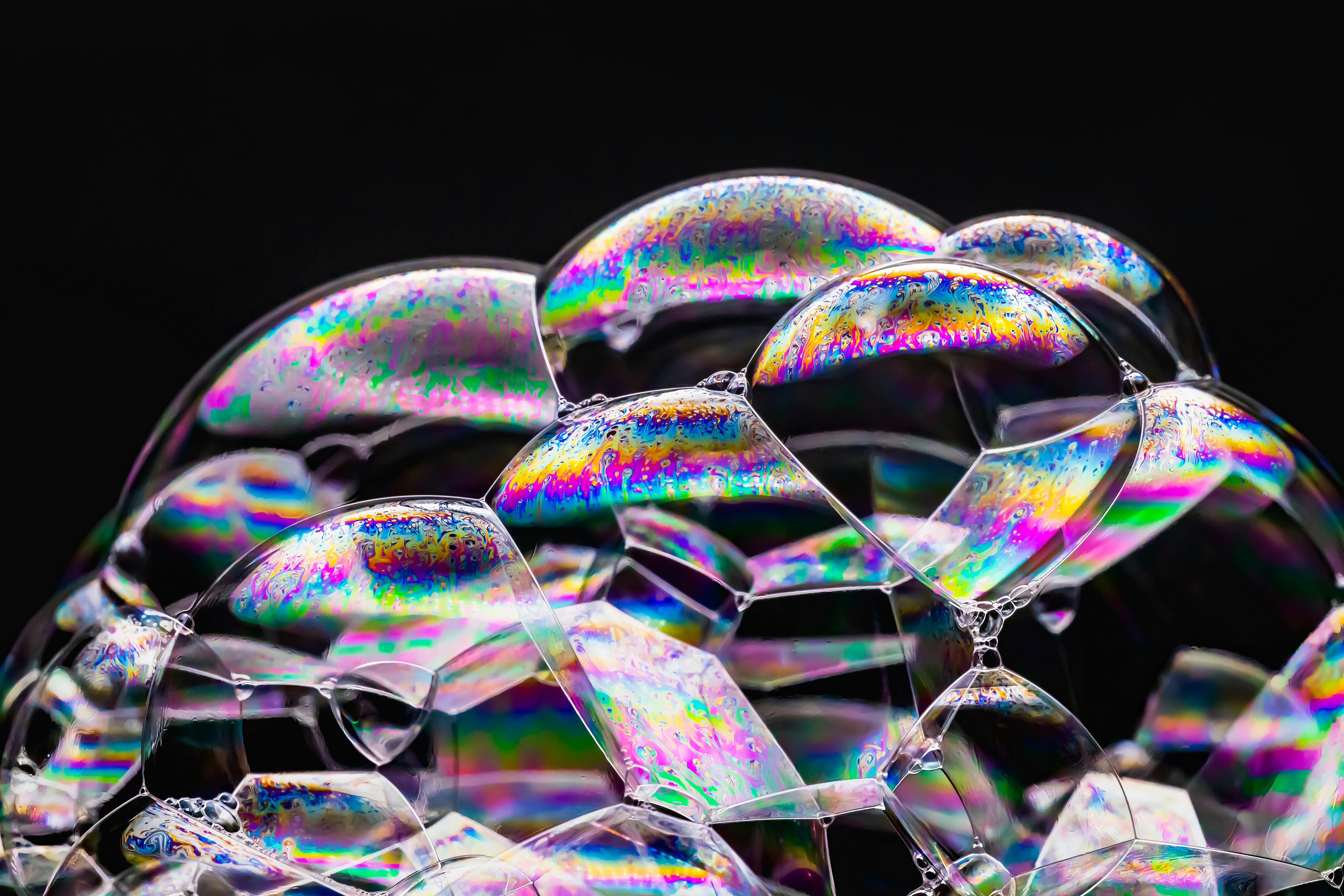 Close up of bubbles.